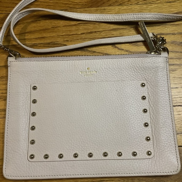 kate spade Handbags - Kate Spade “on purpose” light oatmeal colored studded crossbody bag